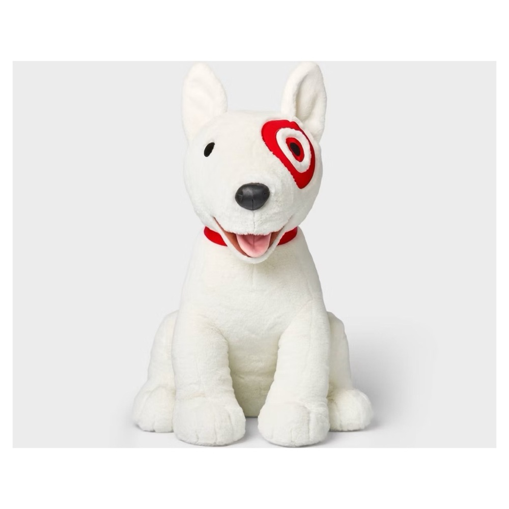 24 Inch Target Bullseye Dog Stuffed Animal